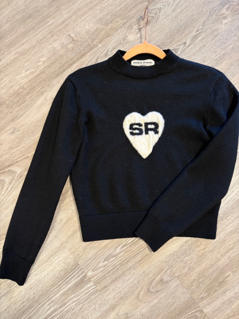 Sonia Rykiel Black Crewneck Sweater